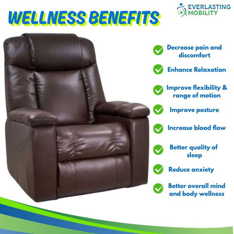 Golden Technologies Rhea with Twilight & Nirvana Power Lift Chair Left Angle View