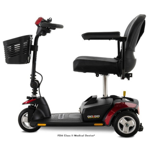 Pride Go-Go Elite Traveller 3-Wheel Scooter SC40E Left SIde View