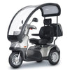 Image of AFIKIM Afiscooter S 3 Wheel Scooter Front View With Canopy