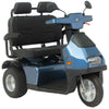 Image of AFIKIM Afiscooter S3 Dual Seat 3-Wheel Scooter Blue Color with Golf Tires