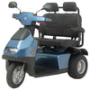 Image of AFIKIM Afiscooter S3 Dual Seat 3-Wheel Scooter Blue Color with Golf Tires