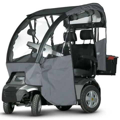 AFIKIM Afiscooter S4 With Hard Top Canopy with Rain Side Dual Seat