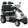 Image of AFIKIM Afiscooter S4 4-Wheel Dual Seat Scooter Silver Color With Golf tires