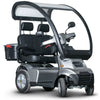 Image of AFIKIM Afiscooter S4 With Hard Top Canopy Dual Seat Silver Color