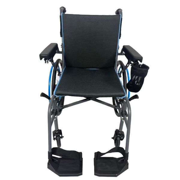 Afikim Ultra-Lite Folding Lightweight Manual Wheelchair Front View