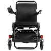 Image of Air Hawk Folding Lightweight Electric Wheelchair By Discover My Mobility Black Frame Front  View