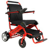 Image of Air Hawk Folding Lightweight Electric Wheelchair By Discover My Mobility Red Frame