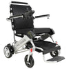 Image of Air Hawk Folding Lightweight Electric Wheelchair By Discover My Mobility Silver Frame