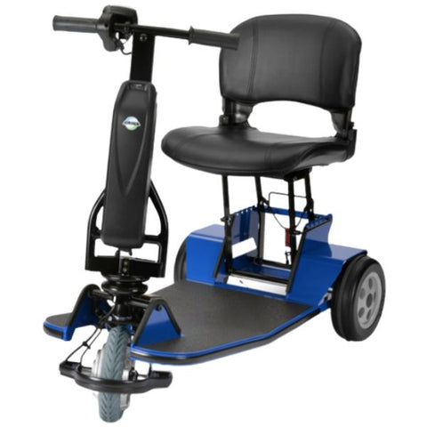 Amigo TravelMate Folding 3 Wheel Mobility Scooter Blue Color