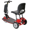 Image of Amigo TravelMate Folding 3 Wheel Mobility Scooter Red Color Right Side View