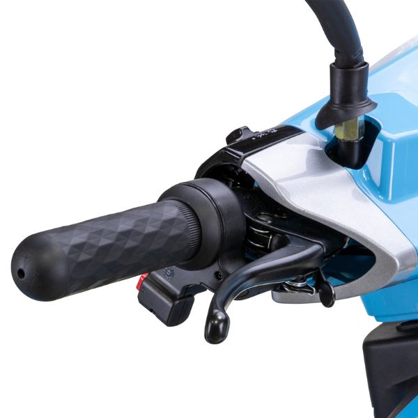 Bespoke Elite Heavy-Duty 3-Wheel Mobility Scooter Showing the Right Grip with the Brake Lever