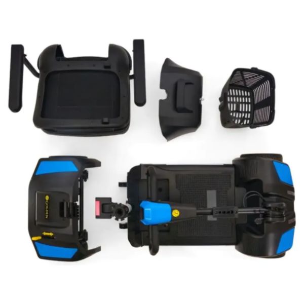 Buzzaround XL 4-Wheel Mobility Scooter GB150 Disassembled into 5 Pieces