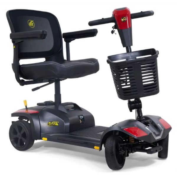 Buzzaround XL 4-Wheel Mobility Scooter GB150 in Red