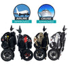 Image of ComfyGo IQ-7000 Remote Control Folding Electric Wheelchair Airline and Cruise Approved