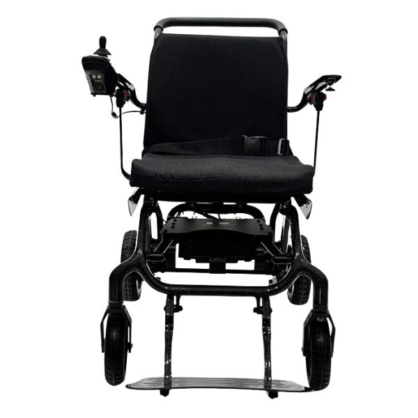 ComfyGo IQ-Carbon Lightweight Carbon Fiber Electric Wheelchair Front View