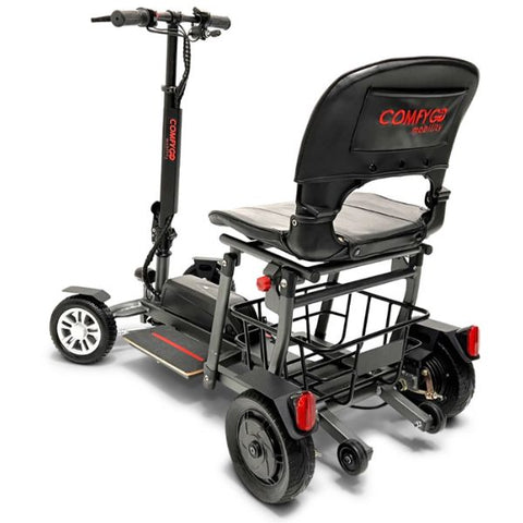 ComfyGo MS-5000 Portable Mobility Scooter Left back Side View