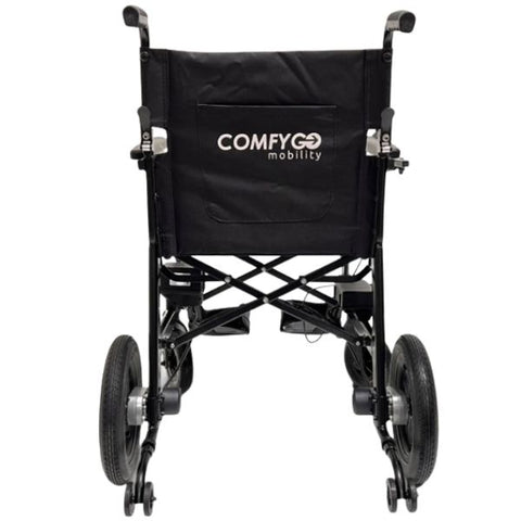 ComfyGo  X-Lite Ultra Lightweight Foldable Electric Wheelchair Back View