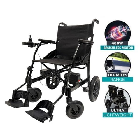 ComfyGo  X-Lite Ultra Lightweight Foldable Electric Wheelchair Features