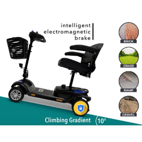 ComfyGo Z-4 Portable Mobility Scooter Cimbing Gradient