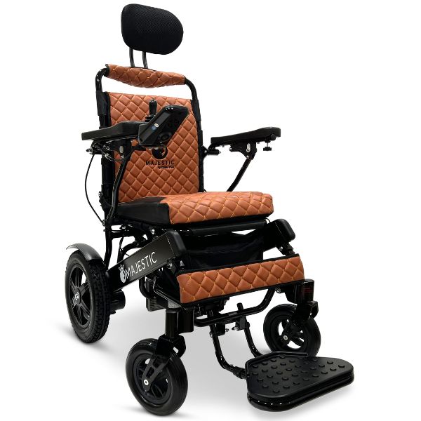 ComfyGo IQ-9000 Remote Controlled And Auto Recline Black Frame with Taba Cushion