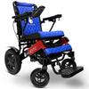 Image of ComfyGo IQ-9000 Remote Controlled  Black Red Frame with Blue Cushion