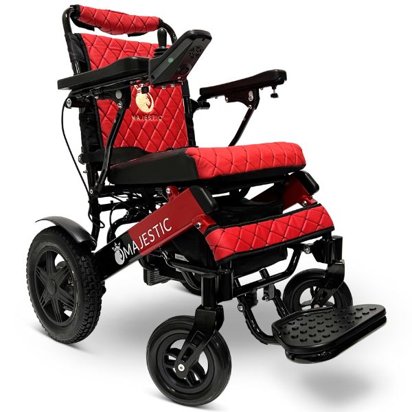 ComfyGo IQ-9000 Remote Controlled  Black Red Frame with Red Cushion