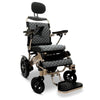 Image of ComfyGo IQ-9000 Remote Controlled Folding Power Wheelchair Bronze Frame With Gray Cushion