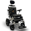 Image of ComfyGo IQ-9000 Remote Controlled Folding Power Wheelchair Silver Frame With Black Cushion