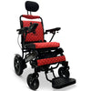 Image of ComfyGo IQ-9000 Remote Controlled with Auto Recline  Black Frame  and Red Cushion 