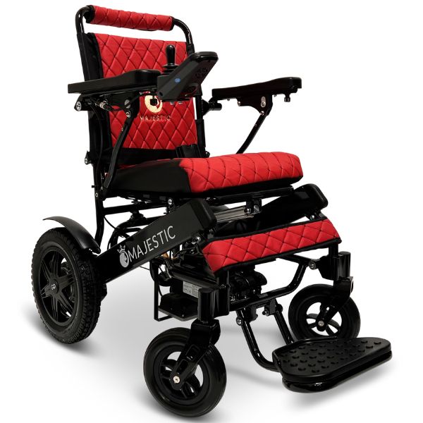 ComfyGo IQ-9000 Remote Controlled with Black Frame and Red Cushion