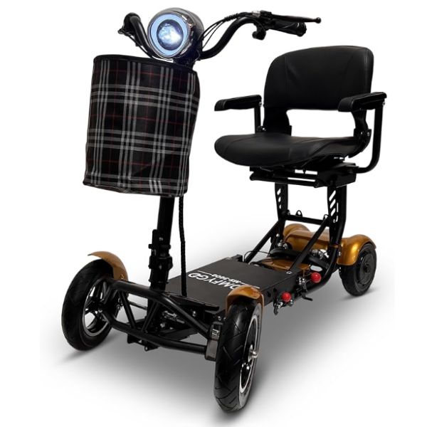 ComfyGo MS 3000 Plus Foldable Mobility Scooter Gold Color