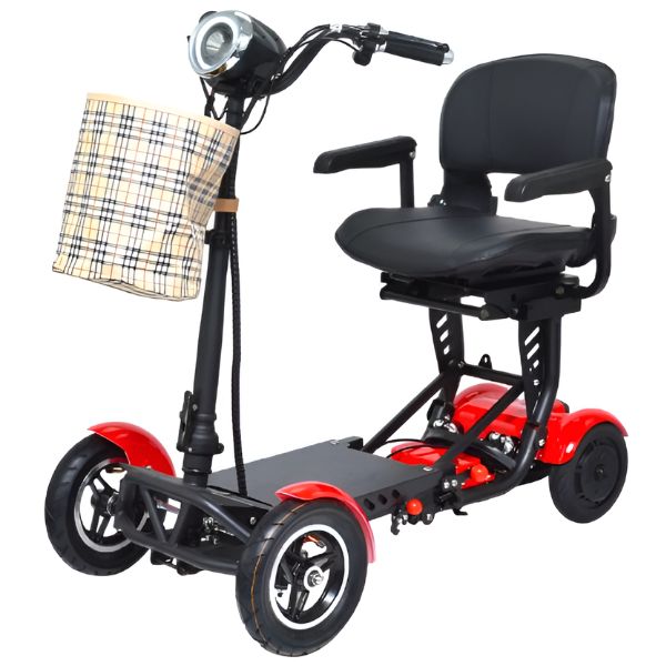 ComfyGo MS 3000 Plus Foldable Mobility Scooter Red Color