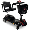 Image of ComfyGo Z-4 Portable Mobility Scooter Red color with Upgraded Seat