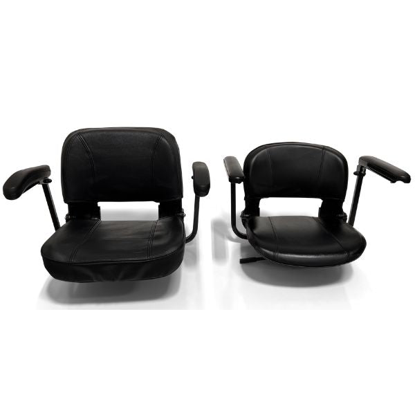 ComfyGo Z-4 Portable Mobility Scooter Upgraded and Standard Seat View