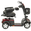 Image of Drive Medical Ventura DLX 4 Wheel Side View With Seat Folded Down