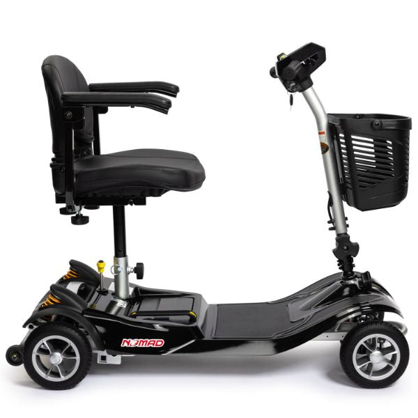 EV Rider Nomad 4-Wheel Mobility Scooter Black Color Right Side View