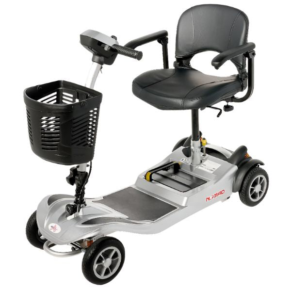 EV Rider Nomad 4-Wheel Mobility Scooter Silver Color