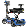 Image of EV Rider Transport 4M Folding Mobility Scooter Blue Color BackSide View