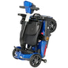 Image of EV Rider Transport 4M Folding Mobility Scooter Blue Color Folded View