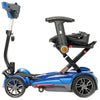 Image of EV Rider Transport 4M Folding Mobility Scooter Blue Color Side View