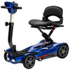 Image of EV Rider Transport 4M Folding Mobility Scooter Blue Color without Armrest