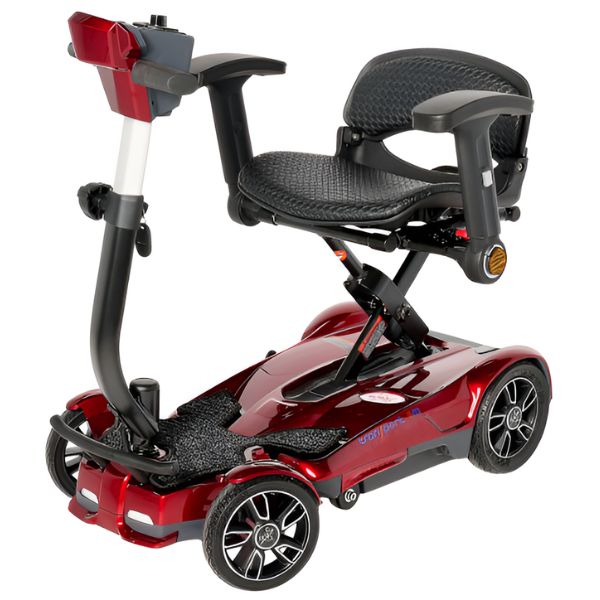 EV Rider Transport 4M Folding Mobility Scooter Red Color with Armrest