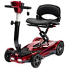 Image of EV Rider Transport 4M Folding Mobility Scooter Red Color without Armrest