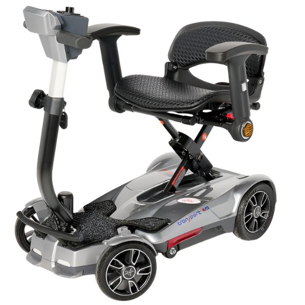 EV Rider Transport 4M Folding Mobility Scooter Silver Color