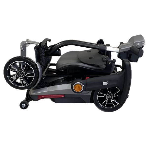 EV_Rider_Transport_4M_Folding_Mobility_Scooter_Silver_Color_Lying_Down_Folded_View