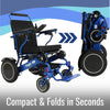 Image of Eagle HD Bariatric Foldable Power Wheelchair Compact and Folds in Seconds