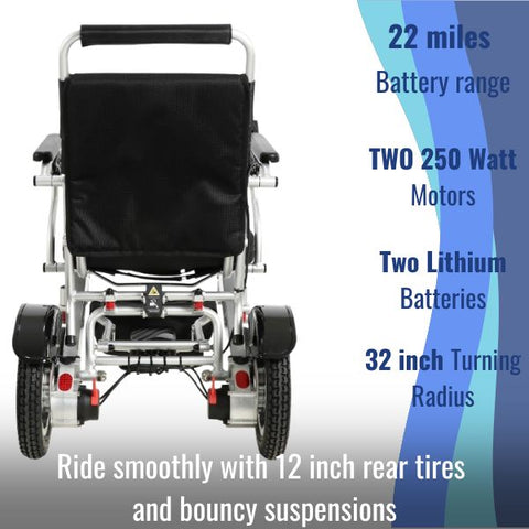 Eagle HD Bariatric Foldable Power Wheelchair Features 2