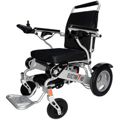 Electra 7 HD Wide Seat Bariatric Power Chair By Discover Your Mobility Shown in Silver Frame