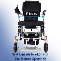 Electra 7 HD Wide Seat Folding Power Wheelchair