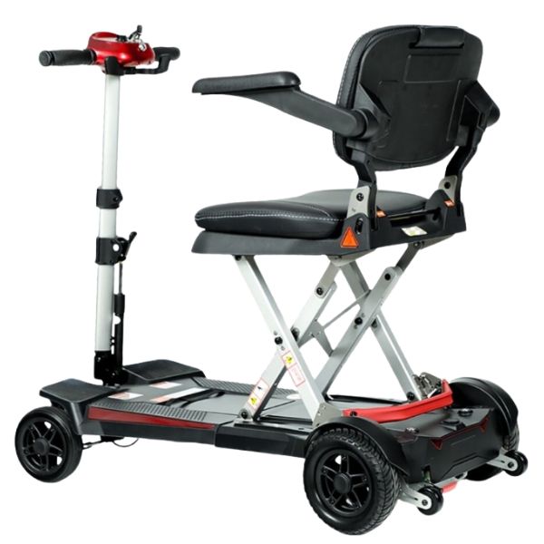 Enhance Mobility Mobifree Lightweight Folding Scooter Left Rear View
